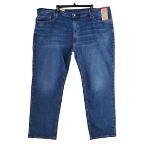 Levis 541 Blue Jeans Athletic Taper Mens 48x32 Dark Wash Relaxed (47x30.5) NWT